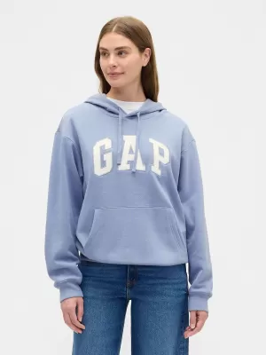 Ženski pulover GAP LOGO HOODIE PULLOVER 463506-95 ELITNO MODRA