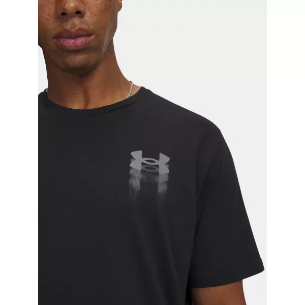 Moška majica s kratkimi rokavi UNDER ARMOUR M BLUR LOGO SS 6009245-001 ČRNA 