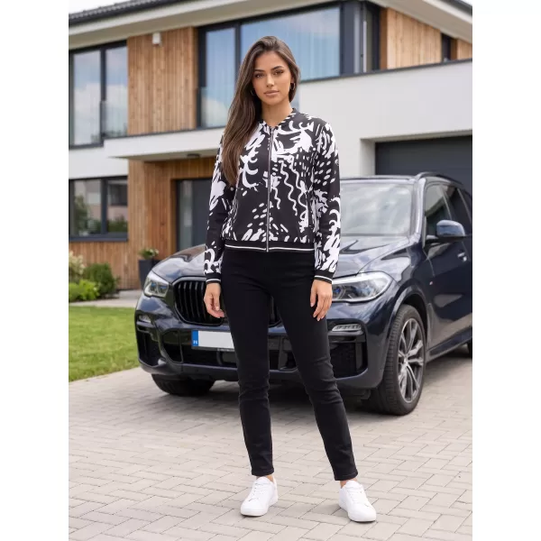 Ženska jakna ALTISPORT HADARIT ČRNO/BELO 