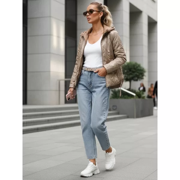  Ženska jakna DSTREET TY5633 KARAMELA 