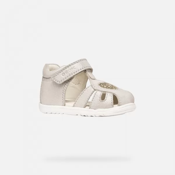  Prvi koraki deklet GEOX SANDAL MACCHIA B654WA0MAEWC0262 SIVA 