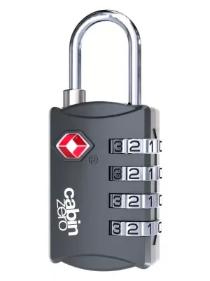 Zaklepanje CABINZERO TSA Travel Lock ORIGINAL SIVA