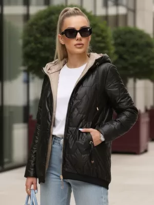 Ženska jakna DSTREET TY5546 ČRNA