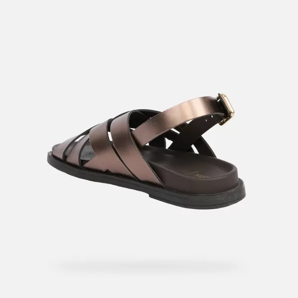  Ženske sandale GEOX ADELASH G012818 RJAVA 