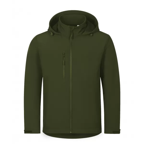  Moška softshell jakna ALTISPORT NoPrint NP/ALM845 VOJAŠKI 