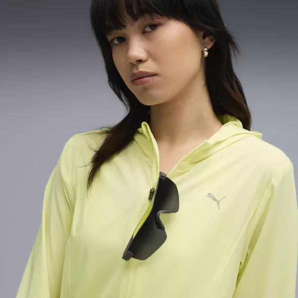  Ženska jakna PUMA RUN VELOCITY WOVEN JACKET W 526584-35 ZLATA LUNA 