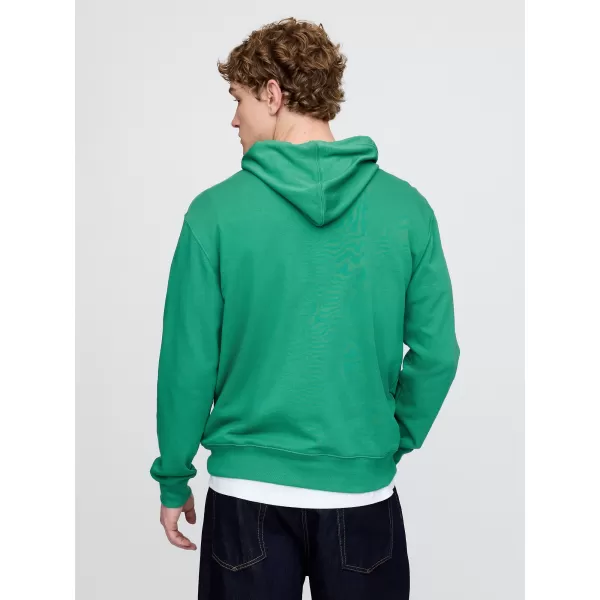  Moški pulover GAP LOGO PULLOVER HOODIE 708409-01 IRSKA DETELJA 