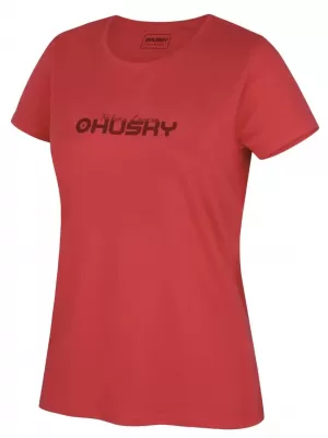 Ženska majica s kratkimi rokavi HUSKY TEE HIKE L ROZA