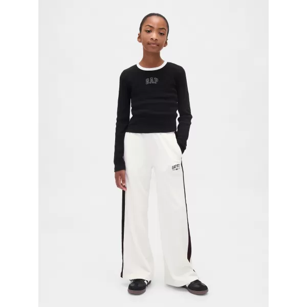  Otroške trenirke GAP LOGO SWEATPANTS 817658-01 NOVO UMAZANO BELO 