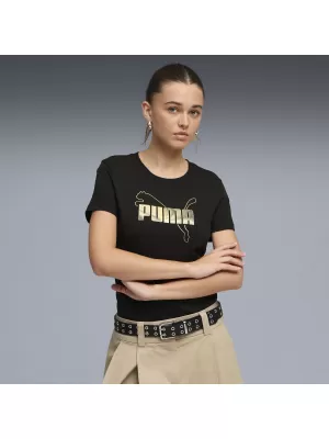 Ženska majica s kratkimi rokavi PUMA ESS LOGO LAB TEE 691824_01 ČRNA PUMA