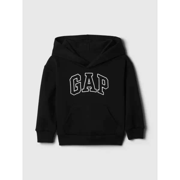  Otroški pulover GAP LOGO PULLOVER HOODIE 824091-00 PRAVA ČRNA 