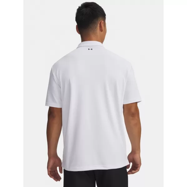  Moška majica s kratkimi rokavi UNDER ARMOUR T2G PIQUE POLO 6012303-100 BELA 