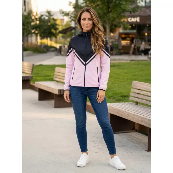  Ženska vrhunska softshell jakna ALTISPORT VOJ/ALW101JACK01 ROŽNATO ČRNA 