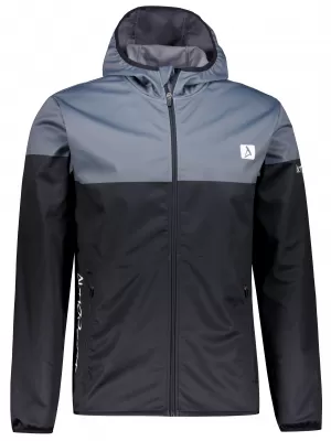 Moška vrhunska softshell jakna ALTISPORT VOJ/ALM051JACK01 SIVKASTO ČRNA