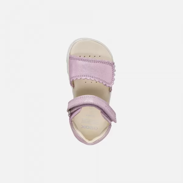  Dekliški sandali GEOX SANDAL STEPPIEUP B656QB000CRC8020 ROZA 