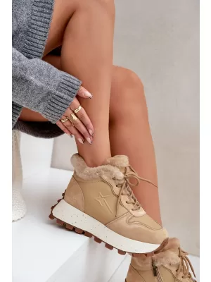 Ženski čevlji BIG STAR OO274A330 BEIGE Big Star Shoes
