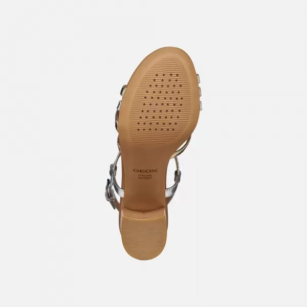  Ženske sandale GEOX VIRNILISA 65 S G012824 ZLATI 