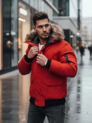 Moška jakna DSTREET TX2875 RDEČA