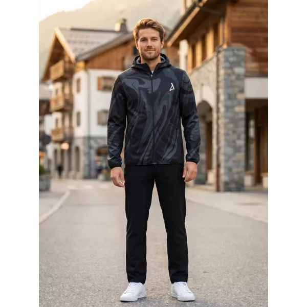  Moška vrhunska softshell jakna ALTISPORT VOJ/ALM072JACK01 ČRNA 