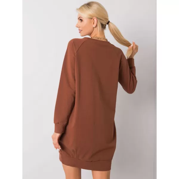  Obleka BASIC FEEL GOOD RV-TU-5184.93P SVETLO RJAVA 