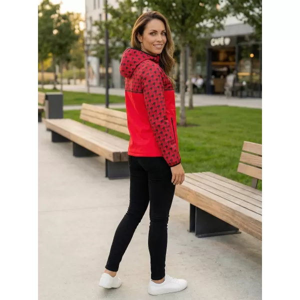  Ženska vrhunska softshell jakna ALTISPORT VOJ/ALW048JACK01 RDEČA 