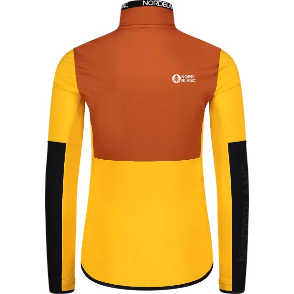  Ženski powerfleece pulover NORDBLANC RIVA NBWFL8289 JANTAR 