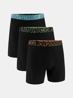 Moške boksarice UNDER ARMOUR UA PERFORMANCE TECH - SOLID 6IN - 3PK 1383878-003 MODRA