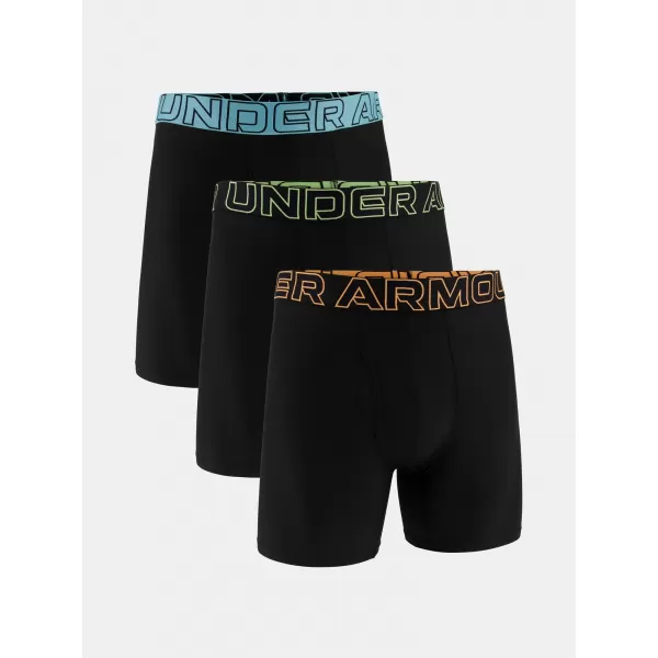  Moške boksarice UNDER ARMOUR UA PERFORMANCE TECH - SOLID 6IN - 3PK 1383878-003 MODRA 