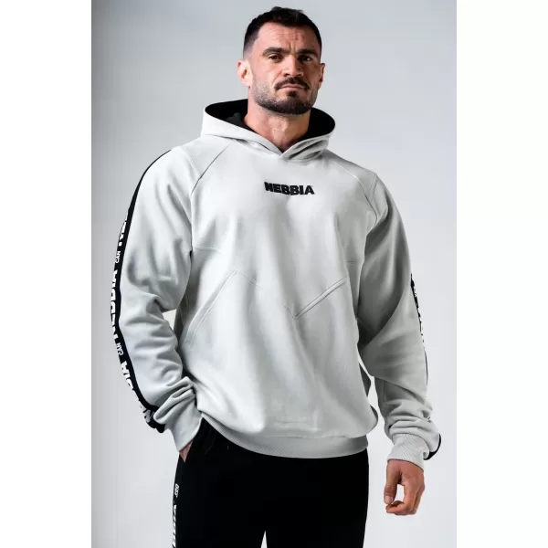  Pulover s kapuco HERO 300 SVETLO SIV Nebbia 
