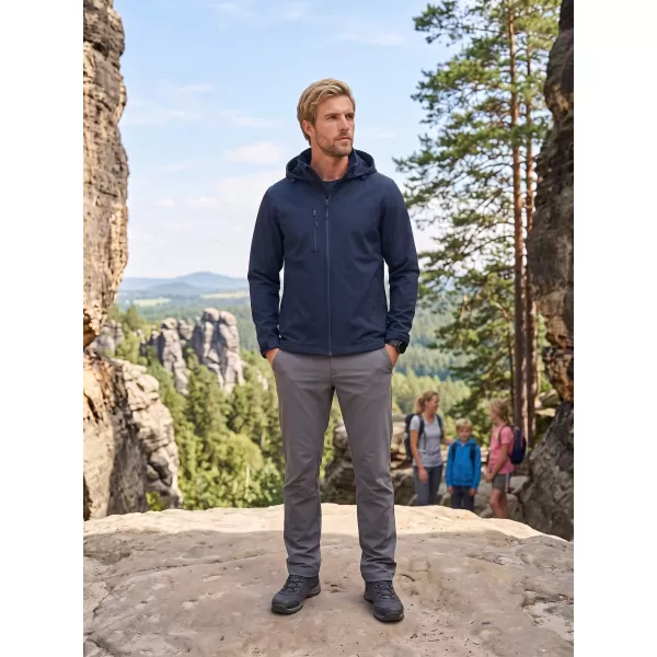  Moška softshell jakna ALTISPORT NoPrint NP/ALM845 MORNARSKO MODRA 