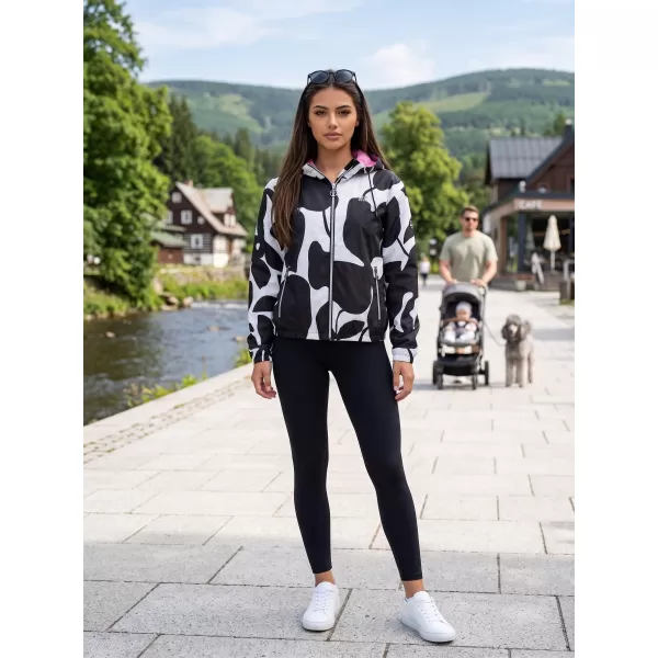  Ženska jakna ALTISPORT HELSIE ČRNO/BELO 