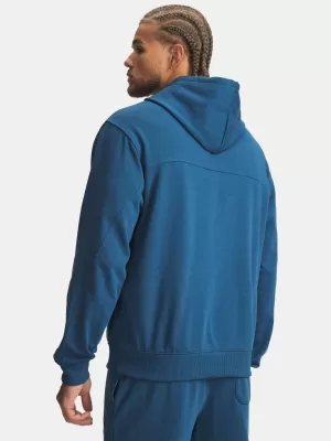 Moški pulover UNDER ARMOUR UA RIVAL LW HOODIE 6012335-498 MODRA