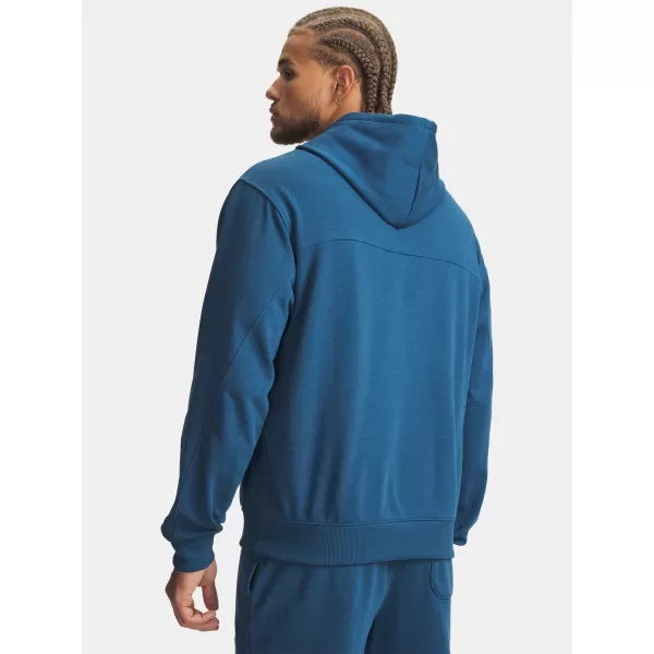  Moški pulover UNDER ARMOUR UA RIVAL LW HOODIE 6012335-498 MODRA 