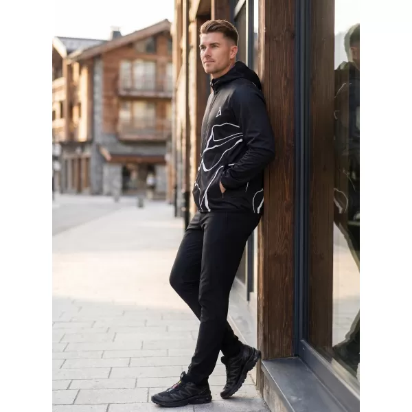  Moška vrhunska softshell jakna ALTISPORT VOJ/ALM073JACK01 ČRNA 