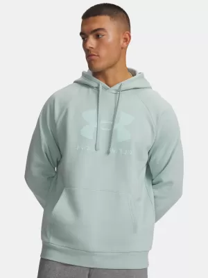 Moški pulover UNDER ARMOUR RIVAL FLEECE LOGO HD 1379758-477 MODRA