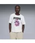 Ženska majica s kratkimi rokavi PUMA GRAPHICS RELAXED TEE BETTER 691908_02 PUMA BELA