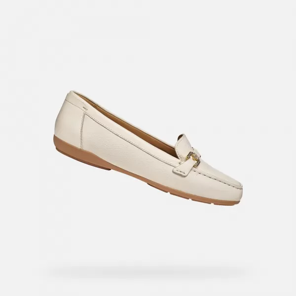  Ženski mokasini GEOX ANNYTAH MOC G012825 KREMASTO 