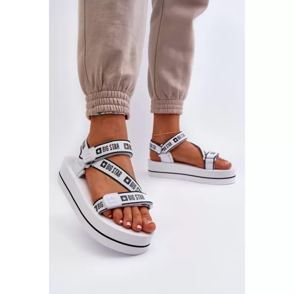  Ženski čevlji BIG STAR NN274A526 WHITE Big Star Shoes 