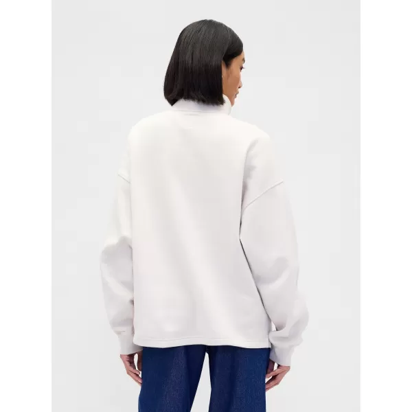  Pulover GAP CORP LOGO HALF ZIP 873446-00 OBIČAJNA SIVA 