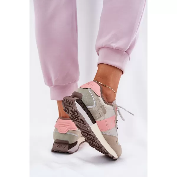  Ženske superge BIG STAR RR274243 PINK/SIVA Big Star Shoes 