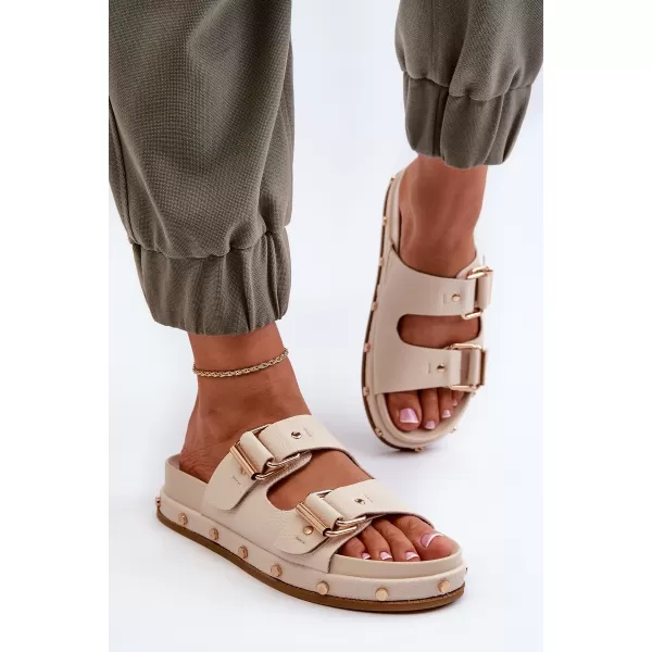 Ženski čevlji BIG STAR NN274083 BEIGE Big Star Shoes 