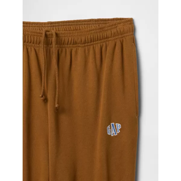  Moške trenirke GAP LOGO SWEATPANTS 744733-01 SVETLO RJAVA 