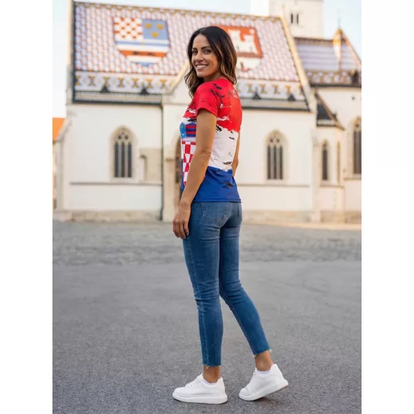  Ženska vrhunska majica s kratkimi rokavi ALTISPORT VOJ/ALW036HR/TR01 HRVAŠKA 