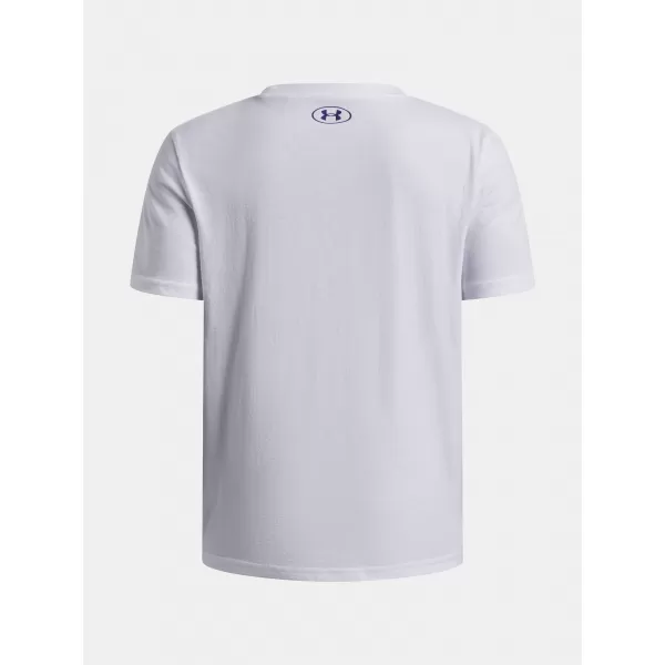  Fantovska majica s kratkimi rokavi UNDER ARMOUR B LOGO BLUR SS 6009280-100 BELA 