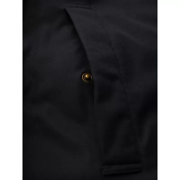  Moška parka OMBRE OM-JAPJ-0287 ČRNA 