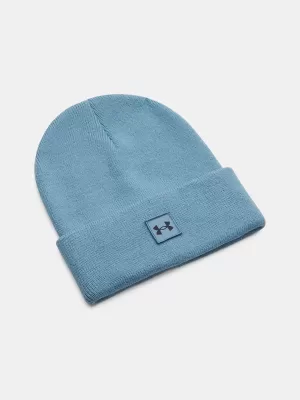 Moška kapa UNDER ARMOUR HALFTIME BEANIE 1373155-418 MODRA