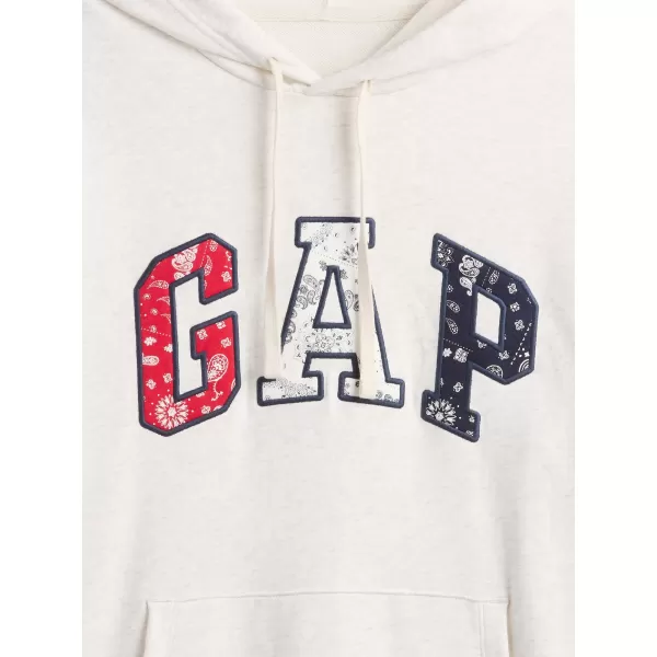  Moški pulover GAP LOGO PULLOVER HOODIE 767818-00 BLEDO SIVO RESJE 