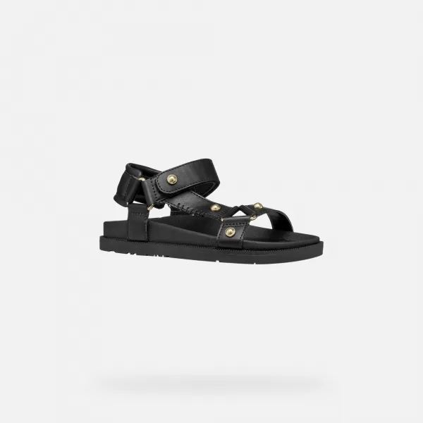  Dekliški sandali GEOX SANDAL FOAMMENTERA J65P0D000BCC9999 ČRNA 