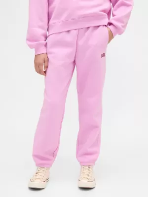 Otroške trenirke GAP LOGO SWEATPANTS 869542-00 SLADKORNO ROZA