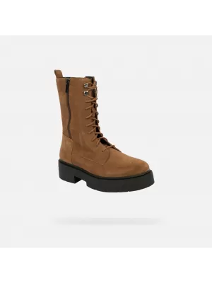 Ženski gležnjarji GEOX SPHERICA EC7 G004252 RJAVA